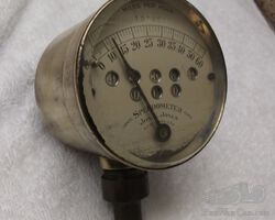 Early. All Brass 60 MPH Jones Speedometer