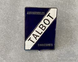 TALBOT badge