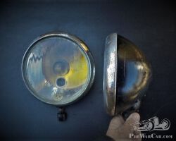 Pre-war, pair headlights