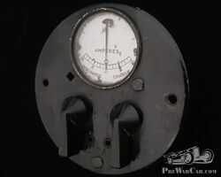 1920s Lucas AMMETER MAGNETO SWITCH PANEL