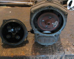 11 Eisemann CM4 magneto with Caterpillar coupling cover.