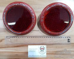 Zwei große Reflektoren (Edwaridan Durchmesser 15 cm)