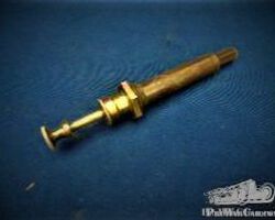 pre-war brass gasoline pressure air pump, new old stock
