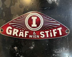 Graf and Stift original badge in great condition