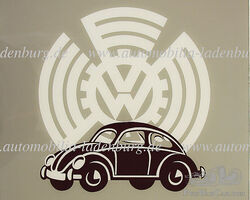 Automobilia Ladenburg - Spring Auction May 7 & 8, 2021 | KFD Volkswagenwerk glass sign