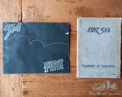 FIAT 514 brochure and user manual