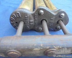 Brass air pump, USA 1890-1925
