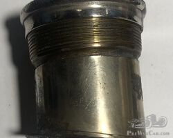 Small angled nickel radiator cap and neck