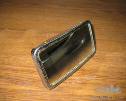 Desmo Chrome and Brass Rear View Mirror Smaller Size