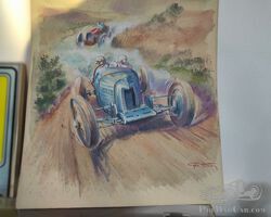 Original aquarelle Geo Ham