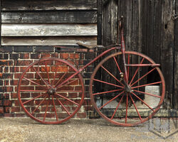 c.1869 'Lyonaise' Velocipede Boneshaker Bicycle.