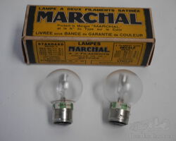 Marchal headlight bulbs 6 Volts