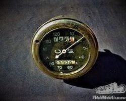 Pre-war speedometer O.S.