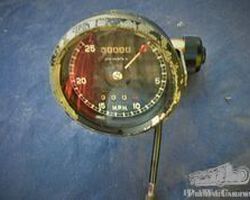 Speedometer at a 90 degree angle , new old stock, tank