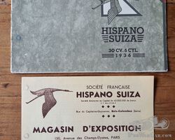 Hispano Suiza sales catalogue and specification brochure