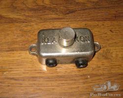 Klaxon Nickle Plated Original Horn Push - working