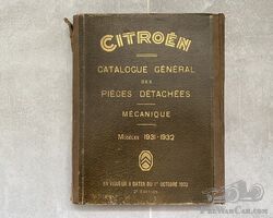 Citroen C4G / C6G - C4G MFP / C6G MFP parts book (1931-1932)