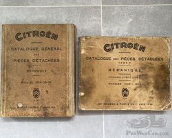Citroen Traction Avant & Rosalie parts book