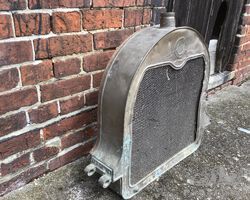 c.1909 Rolland Pilain Brass Edwardian Car Radiator.