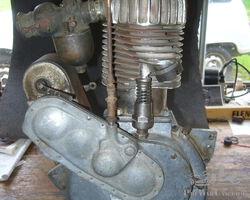 1914 HD single cylinder angine.
