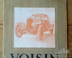 1925 Voisin sales catalogue with 3D technique- RESERVED