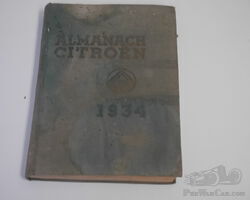 Almanach Citroen 1934