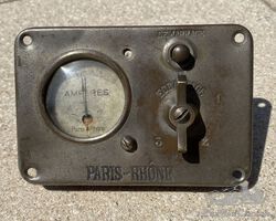 Paris-Rhone instrument panel