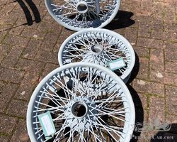 19" x 3.25" 70 spoke wire wheels