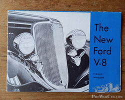 Ford V8 brochure