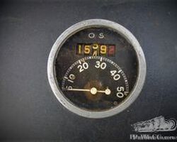 speedometer, pre-war, microcar, velocar