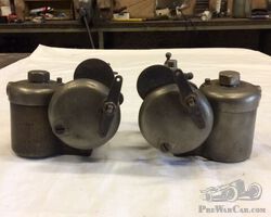 Two Solex Bronze Carburettors