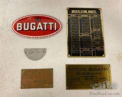 Reproduction Chassis & radiator emblems