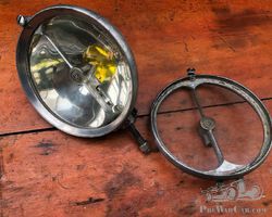 200mm MARCHAL HEADLIGHT & RIM SUIT AMILCAR BUGATTI CYCLECAR