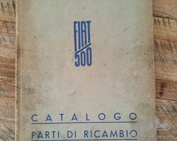1943 FIAT 500 Parts book