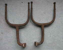Acetylene Headlights Steel Forks