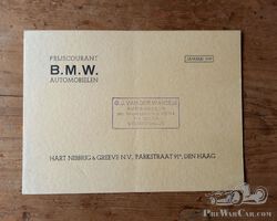 BMW price list - Prijscourant