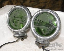 1930's Art Deco Turn Signal Fender Lights