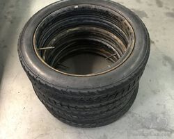 5 Dunlop Cord Chevron Tyres 710 x90