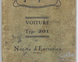 Peugeot 201 notice entretien