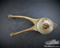 Steering wheel adjustment lever, pre-war