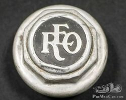 An Aluminum Threaded REO hubcap, I believe from a 1927-1928 Flying Cloud.