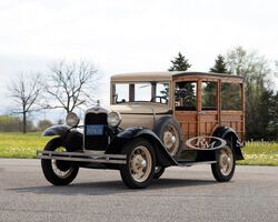 1928 Ford Model A Station Wagon  | RM Sotheby's | Auburn Fall event | 2 - 5 Sept 2021