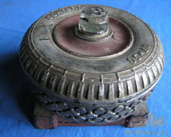 Michelin Tyre Glass Candy Box