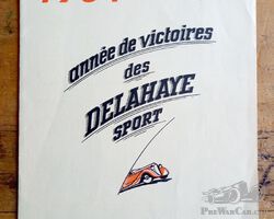 1934 Delahaye sales catalogue