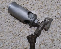 Original 1900s-1920s Accessory Explosion Whistle with Adapter