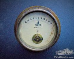 brass voltmeter 1890 - 1910