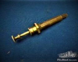 pre-war brass gasoline pressure air pump, new old stock