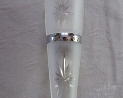 8 Antique / Vintage car Flower vase crystal glass