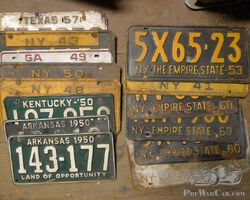 Several USA Number plates/ License plates