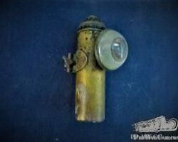 very rare bicycle lamp, battery, brass